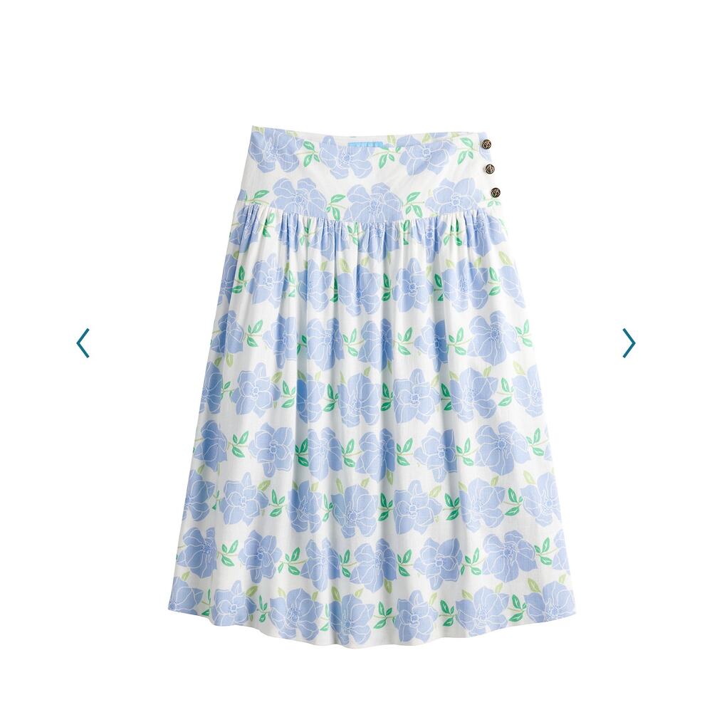 Draper James linen skirt size S with pockets